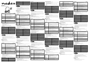 Manual Nedis HPBT3220BK Căşti