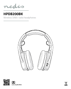 Εγχειρίδιο Nedis HPDB200BK Ακουστικά