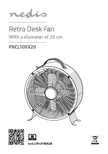 Használati útmutató Nedis FNCL10GY20 Ventilátor