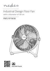 Manual Nedis FNFL11FYW30 Ventilador