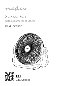 Návod Nedis FNXL10CBK50 Ventilátor