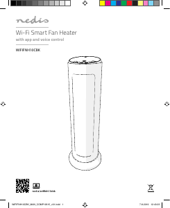 Használati útmutató Nedis WIFIFNH10CBK Ventilátor