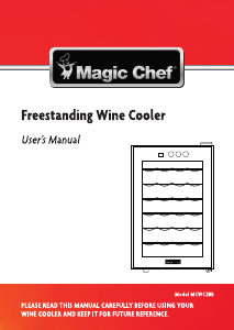 Manual Magic Chef MCWC28B Wine Cabinet