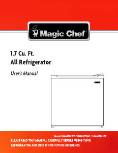 Manual Magic Chef HMAR170BE Refrigerator
