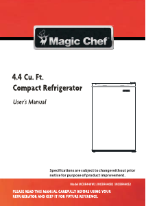 Manual de uso Magic Chef MCBR440S2 Refrigerador