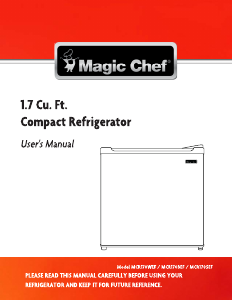 Mode d’emploi Magic Chef MCR170BEF Réfrigérateur