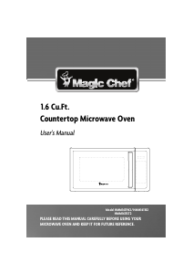 Manual de uso Magic Chef HMM1611ST2 Microondas