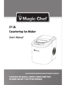 Manual de uso Magic Chef MCIM22B Máquina de hacer hielo