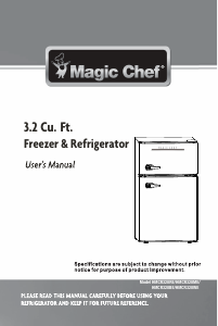 Manual de uso Magic Chef HMCR320BE Frigorífico combinado