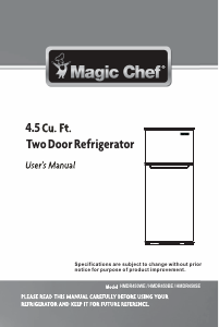 Manual de uso Magic Chef HMDR450BE Frigorífico combinado