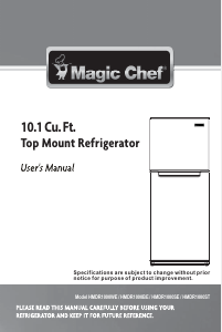 Manual de uso Magic Chef HMDR1000BE Frigorífico combinado