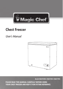 Manual de uso Magic Chef HMCF5W2 Congelador