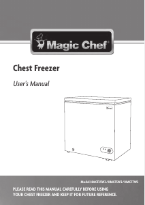 Manual Magic Chef HMCF35W2 Freezer