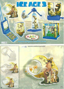 Käyttöohje Kinder Surprise 2S-15b Ice Age 3 Magnifying glass