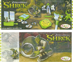 Käyttöohje Kinder Surprise 2S-15d Shrek Magnifying glass