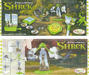 사용 설명서 Kinder Surprise 2S-60d Shrek Mobile