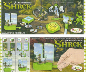 Käyttöohje Kinder Surprise 2S-209 Shrek Rotating images