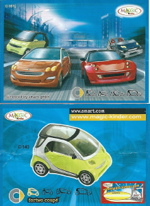 Manuale Kinder Surprise C140 Smart Fortwo Coupe