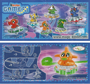 Руководство Kinder Surprise DE012 Game Orange alien