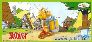 Hướng dẫn sử dụng Kinder Surprise DE095 Asterix & Obelix Asterix