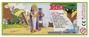 Rokasgrāmata Kinder Surprise DE098 Asterix & Obelix Cleopatra