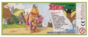 说明书 Kinder Surprise DE100 Asterix & Obelix Gueuselambix