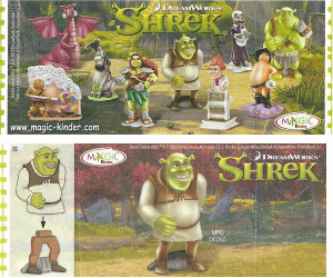 Bruksanvisning Kinder Surprise DE265 Shrek Shrek