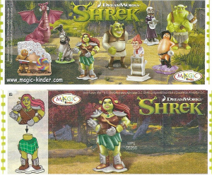 Руководство Kinder Surprise DE266 Shrek Fiona