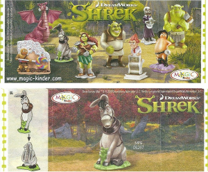사용 설명서 Kinder Surprise DE267 Shrek Donkey