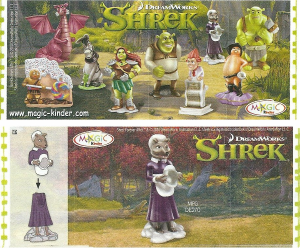 Priručnik Kinder Surprise DE270 Shrek Big Bad Wolf