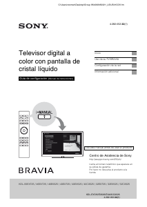 Manual de uso Sony Bravia KDL-32CX525 Televisor de LCD