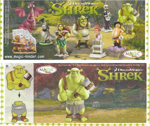 Manual Kinder Surprise DE273 Shrek Ogre