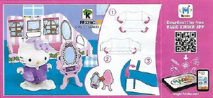 Manuale Kinder Surprise FF326c Hello Kitty In the bathroom
