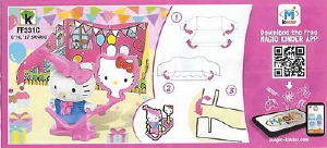 사용 설명서 Kinder Surprise FF331c Hello Kitty On a fair