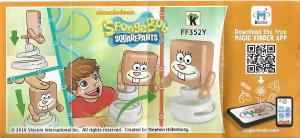 Mode d’emploi Kinder Surprise FF352Y SpongeBob SquarePants Sandy