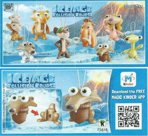 Manual Kinder Surprise FS618 Ice Age Scrat with acorn