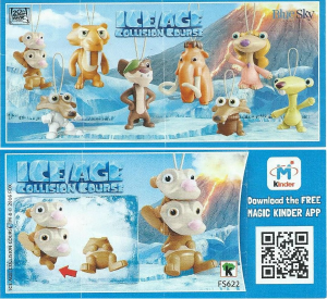 Käyttöohje Kinder Surprise FS622 Ice Age Crash & Eddie