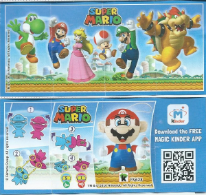 Priročnik Kinder Surprise FS628 Super Mario Mario