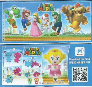 Kullanım kılavuzu Kinder Surprise FS629 Super Mario Princess Peach