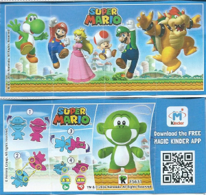 Käyttöohje Kinder Surprise FS631 Super Mario Yoshi