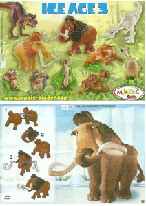 Priručnik Kinder Surprise NV265 Ice Age 3 Manny