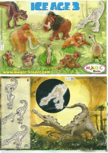 Priručnik Kinder Surprise NV274 Ice Age 3 Rudy