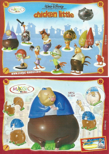 Käyttöohje Kinder Surprise S-504 Chicken Little Runt