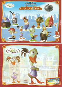 Bruksanvisning Kinder Surprise S-505 Chicken Little Abby Mallard