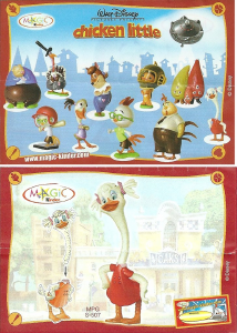 Manuale Kinder Surprise S-507 Chicken Little Goosey Loosey