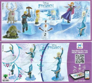 Rokasgrāmata Kinder Surprise SD283 Frozen Elsa