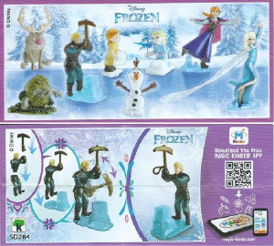 Руководство Kinder Surprise SD284 Frozen Kristoff