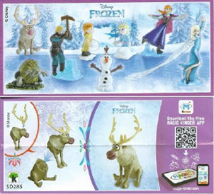 Rokasgrāmata Kinder Surprise SD285 Frozen Sven