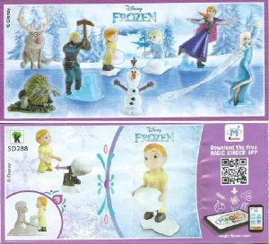 Manual Kinder Surprise SD288 Frozen Young Lisa