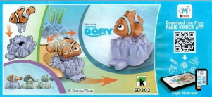 Bruksanvisning Kinder Surprise SD302 Finding Dory Marlin